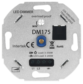 LED Dimmer | universeel | Inbouw | 3-200 WATT