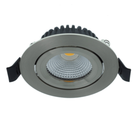 LED inbouwspot | 5W | rond | zilver | IP42