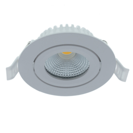 LED inbouwspot | 5W | rond | wit | IP42 | DIM2WARM