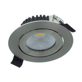 LED inbouwspot | 5W | rond | zilver | IP42