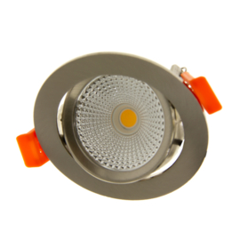 LED inbouwspot | 5W | rond | zilver | IP42 | DIM2WARM