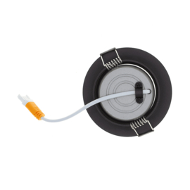 LED inbouwspot | 6W | rond | zwart | IP44