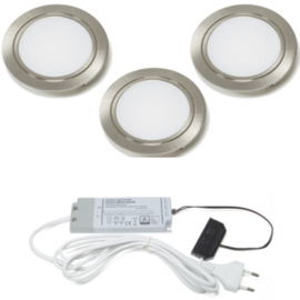 L&S York | RVS | inbouwspot | Ø68mm | LED Driver