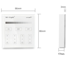 Milight wanddimmer | draadloos | single color