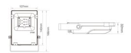 Milight floodlight | 10W | RGB+CCT