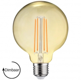 LED Lamp E27 | dimbaar | Globe-L | amber | 6,5W | 2700K