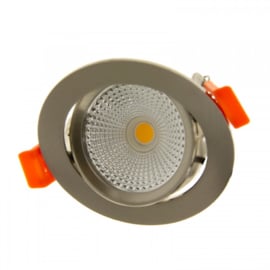 LED inbouwspot | 5W | rond | zilver | IP42 | 4000K