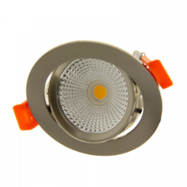 LED inbouwspot | 5W | rond | zilver | IP42