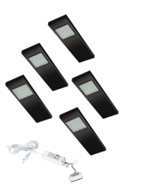 Keukenverlichting | THEBO | Libris | zwart | schakelaar