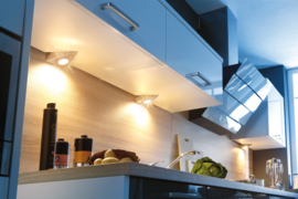 Keukenverlichting dimbaar | HERA Amberg | 4 keukenspots