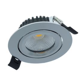 LED inbouwspot | 5W | rond | chroom | IP42