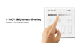 Milight wanddimmer | draadloos | single color