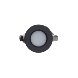 LED inbouwspot | 3,4W | rond | zwart | IP44