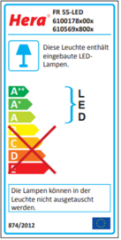 Keukenverlichting dimbaar | HERA Bremen | Zw | 2 spots