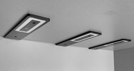 Keukenverlichting | Flat | LED | Black | 2 spots