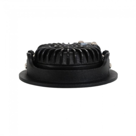 LED inbouwspot | 5W | rond | zwart | IP42