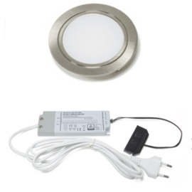 L&S York | RVS | inbouwspot | Ø68mm | LED Driver