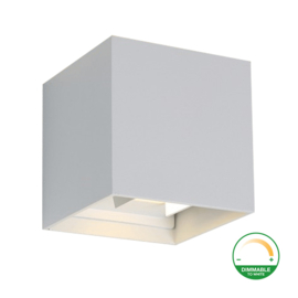 Buitenlamp | Cube | Wit | IP65 | dim to warm