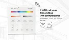 Milight wanddimmer | draadloos | RGB+CCT