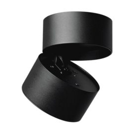 Plafondlamp rond | Ancona | 7W | Zwart | 4000K