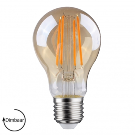 LED Lamp E27 | dimbaar | Peer | Amber | 6,5W | 2700K