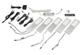 Keukenverlichting dimbaar | L&S Milano RVS | 5 spots