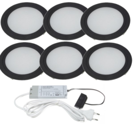 L&S York | inbouwspot | zwart |  Ø58mm | LED Driver