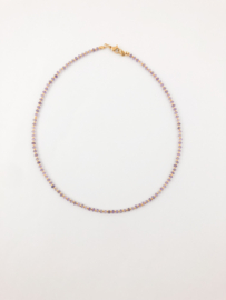 Choker Amethist gold