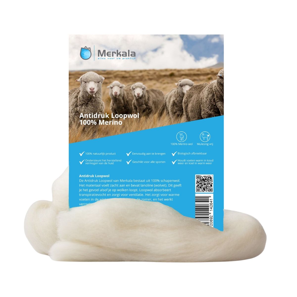 Wandelwol 15gr Merino