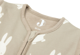 Jollein Slaapzak Miffy&Snuffy- Olive Green met afritsbare mouw