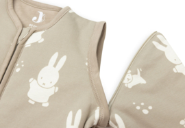 Jollein Slaapzak Miffy&Snuffy- Olive Green met afritsbare mouw