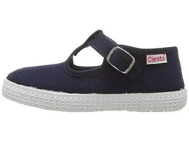 Cienta T-Strap- Navy Blue
