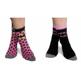 BATMAN - Pack 3 Ladies Socks Pink (35-39)