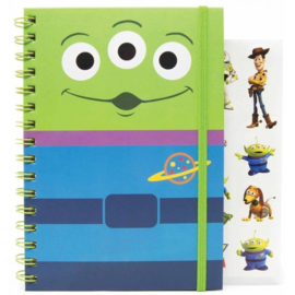 DISNEY - Notebook A5 with Stickers - Toy Story - Alien