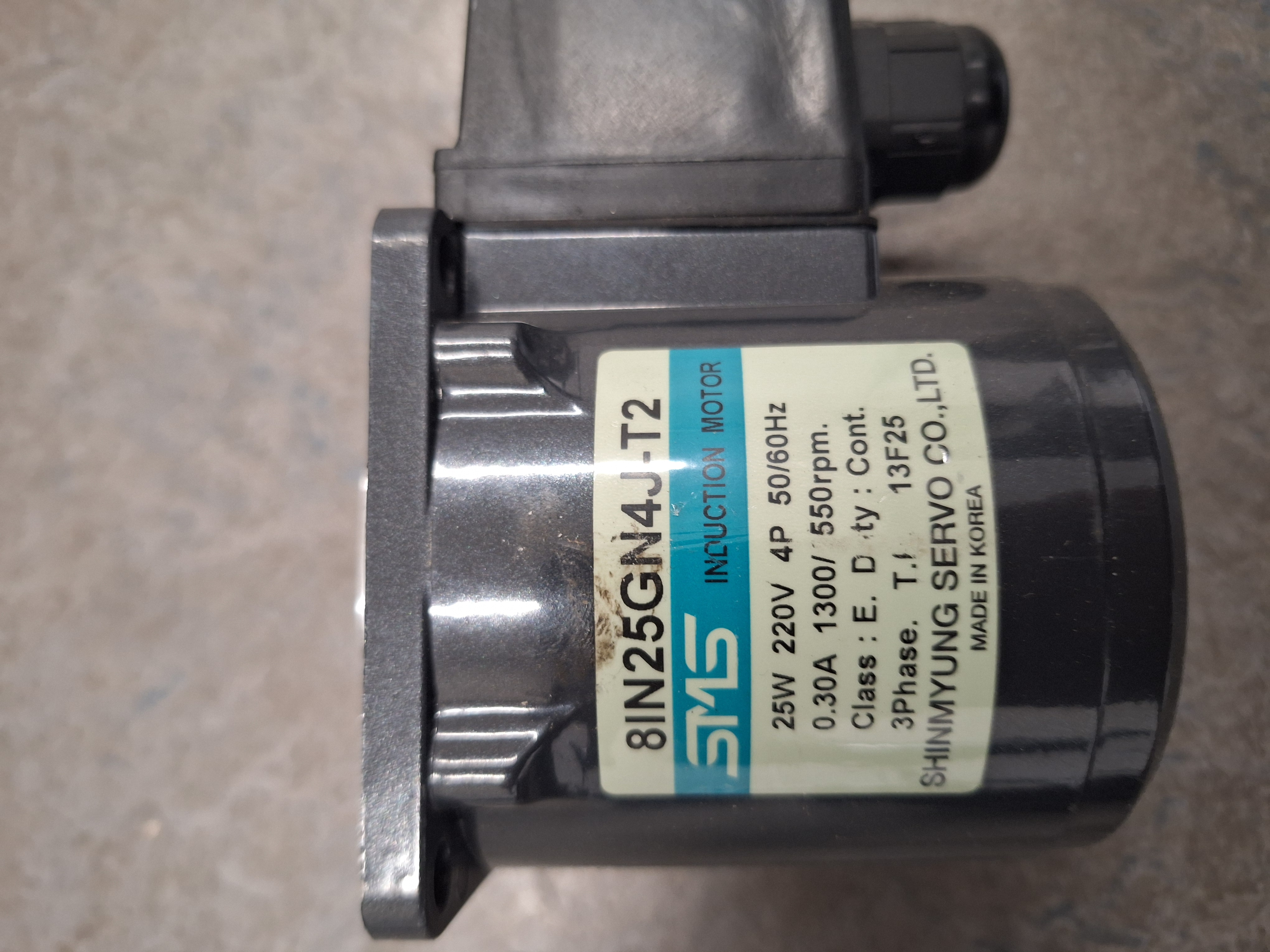 sms 8in25gn4j-t2 induction motor