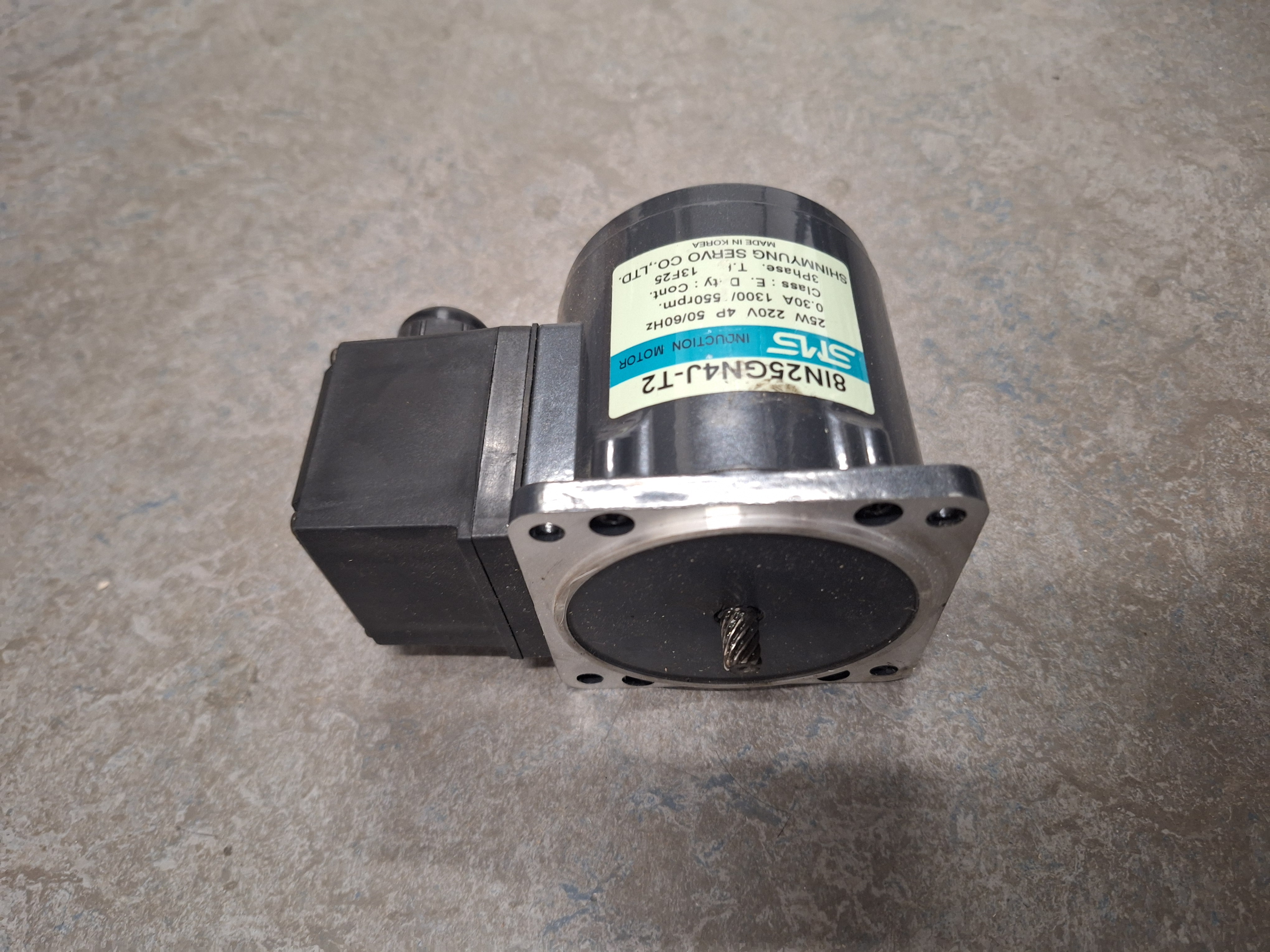 sms 8in25gn4j-t2 induction motor