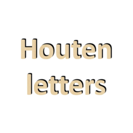 Houten letters