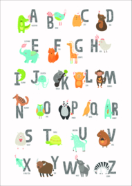 Dieren poster alfabet