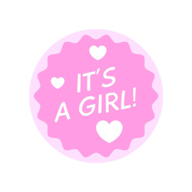 It's a girl sticker 2