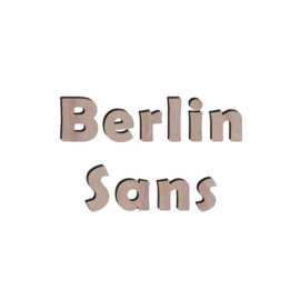 Berlin sans