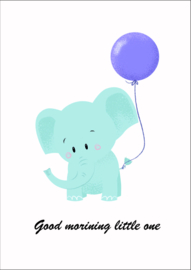 Good morning little one poster