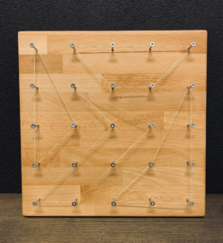 Houten geoboard