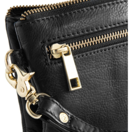 DEPECHE. || Clutch Leather Black Gold