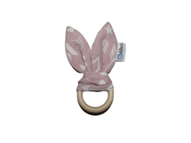 Bunny ears roze met pijlen.