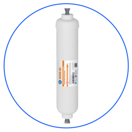 Aquafilter AICRO-QC Inline-Aktivkohlegranulat-Kartusche 2 x 10 Zoll Steckverbindung 1/4 Zoll