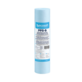 Ecosoft  CPV25105BECO   PP-Schmelzblas-Sedimentfilter mit bakteriostatischer Wirkung 2,5″×10″ 5 Mikron