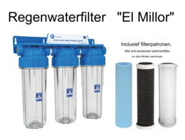 Regenwasserfilter Aquafilter Antibakterieller Regenwasserfilter „El Milor“ 3 Stufen