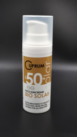 CUPRUM bio suncream  / biologische zonnecrème, 50 ml, SPF 50