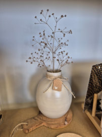 Beige metalen Vaasje