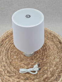 Flessenlamp oplaadbaar Wit & Zwart